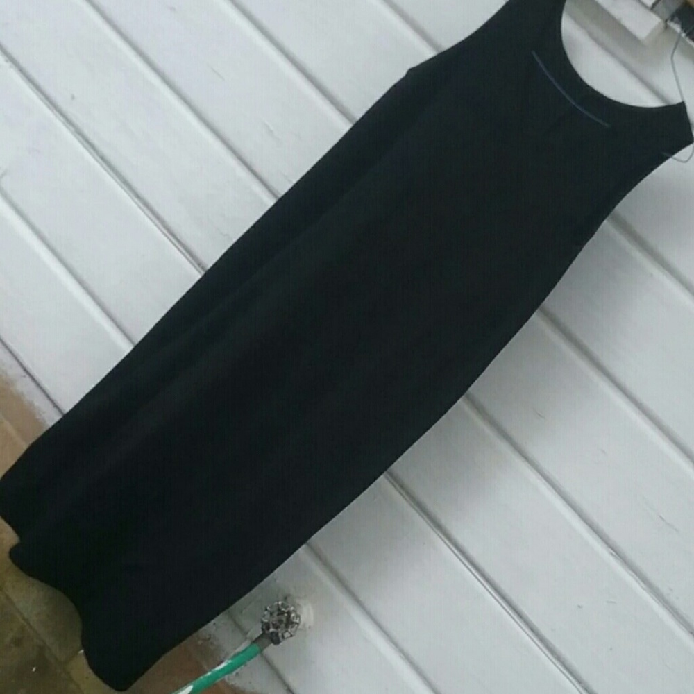 Black long dress